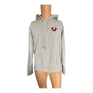 True Religion Mens Large Grey Hoodie